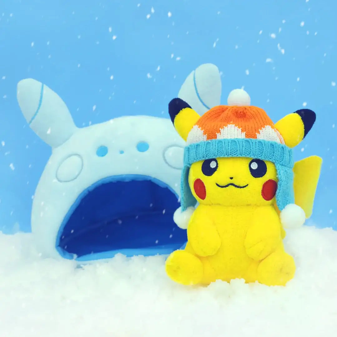 Pokémon - Pokémon Winter Days Igloo & Pikachu Plush Doll Set - Pokémon - Home & Living, Accessories - Harumio