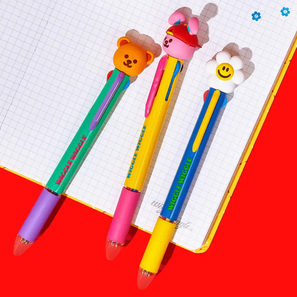 Wiggle Wiggle - Figure Multi 4 Color Ball Pen - Wiggle Wiggle - ball pen - Harumio
