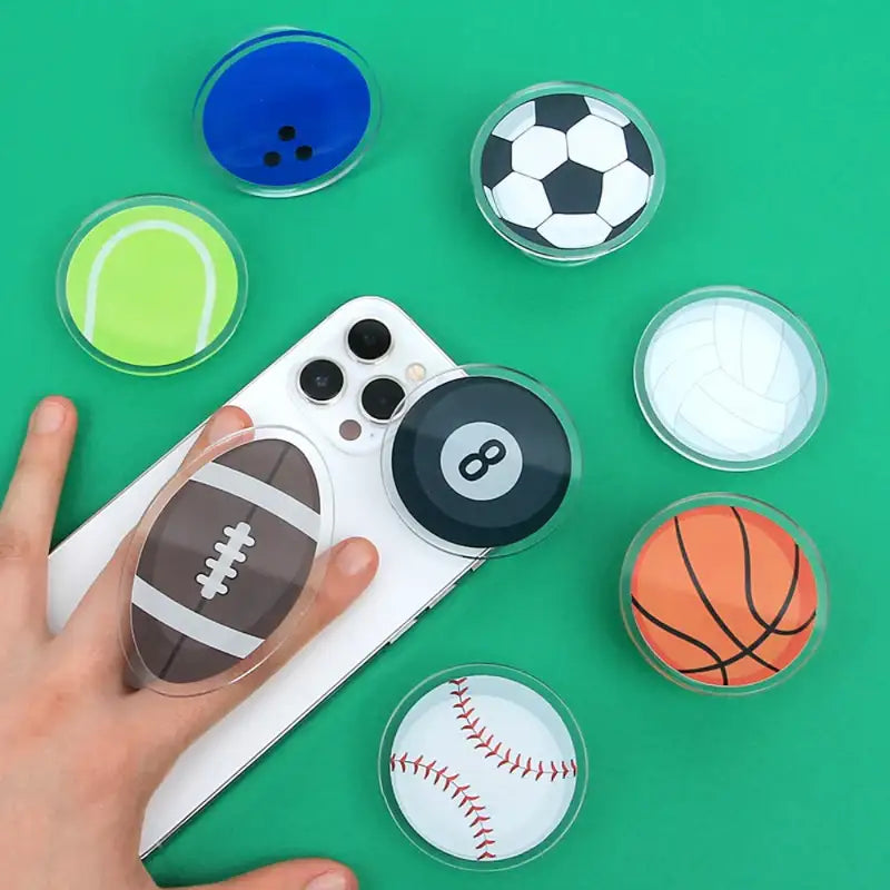 Webtoon Shop - Sport Ball Acrylic Shape Toon Socket - Webtoon Shop - Griptoks - Harumio