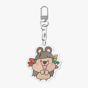 Eunppit - Squirrel Acrylic Keyring - Marpple Shop - Keyring - Harumio