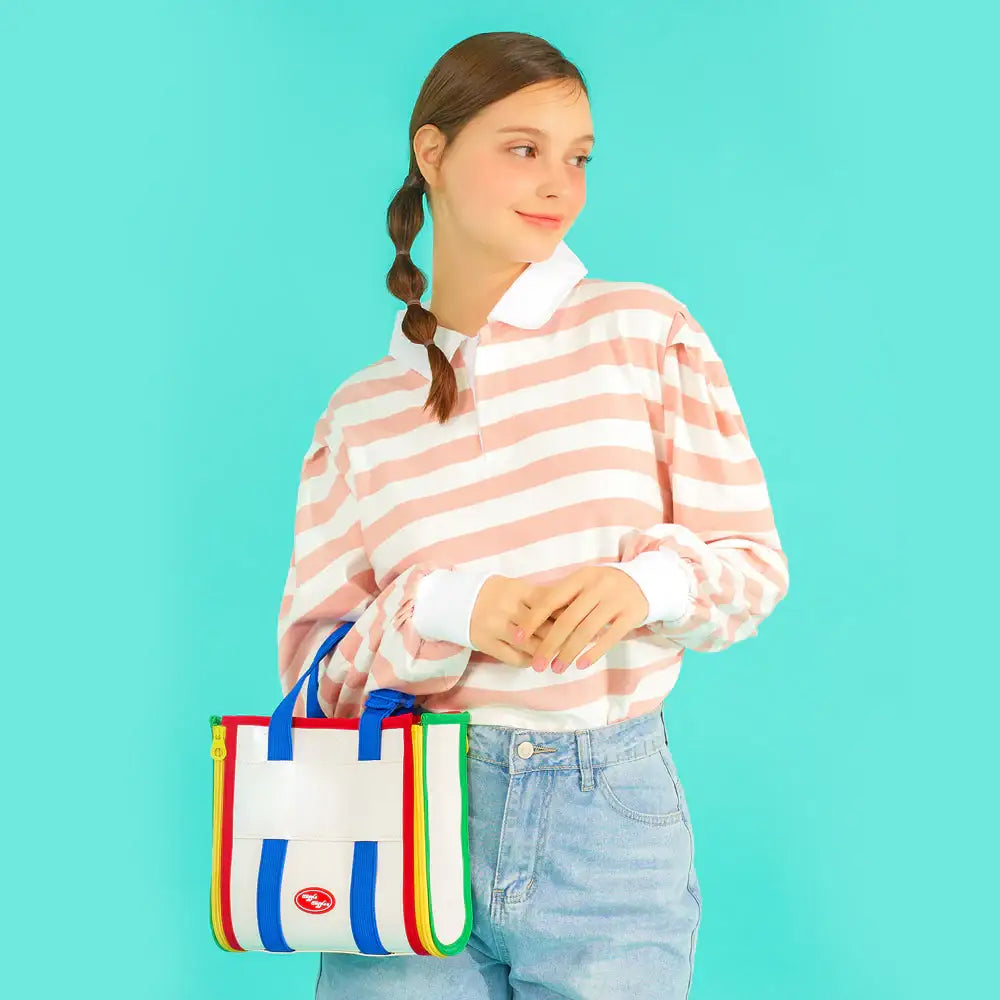 Wiggle Wiggle - Daily Square Bag (Ivory) - Wiggle Wiggle - Bag - Harumio