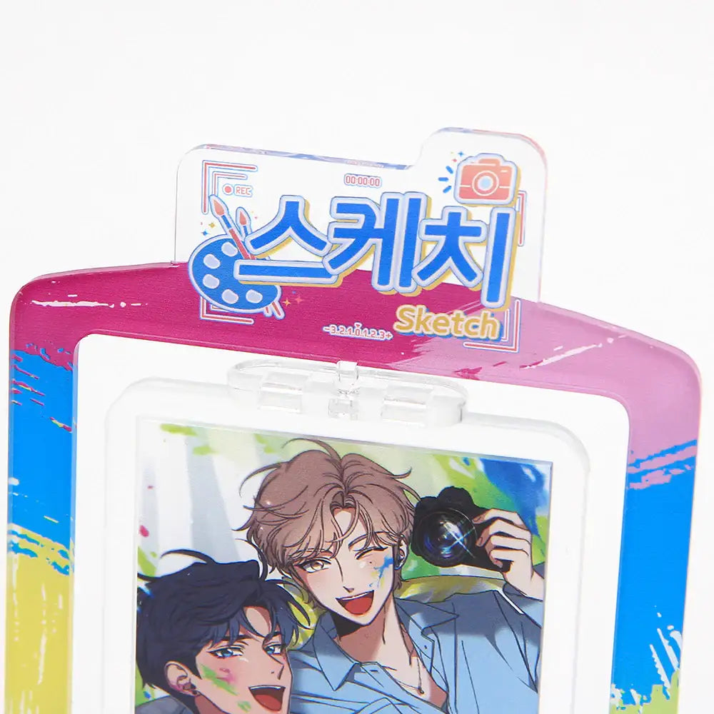 Sketch - Rotating Photo Holder Acrylic Stand - Sketch - Acrylic Stand - Harumio