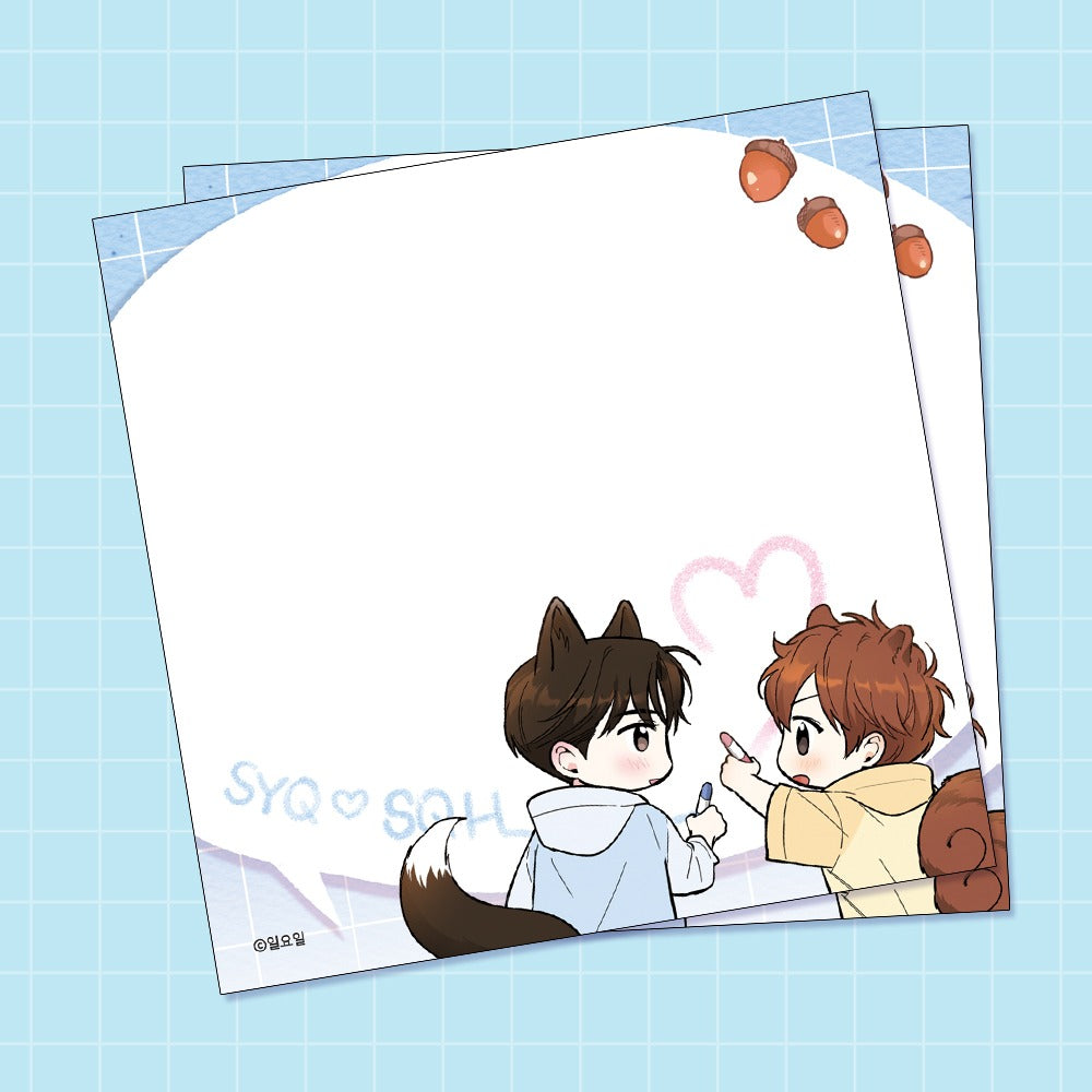 Part-Time Partner - Memo Pad - Webtoon Shop - Memo Pad - Harumio