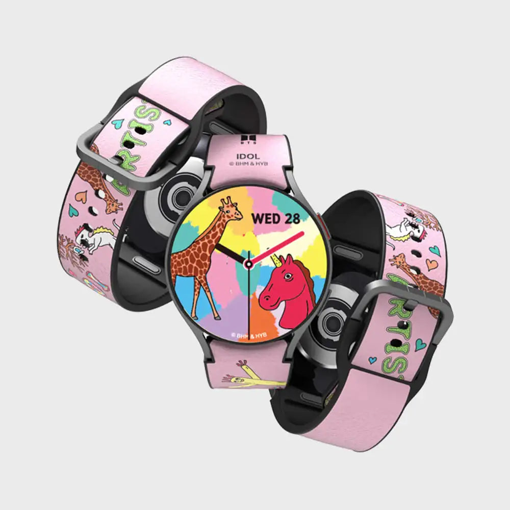 SLBS - BTS IDOL Music Theme Hybrid Watch Strap (Galaxy Watch6) - SLBS - Home & Living, Accessories - Harumio