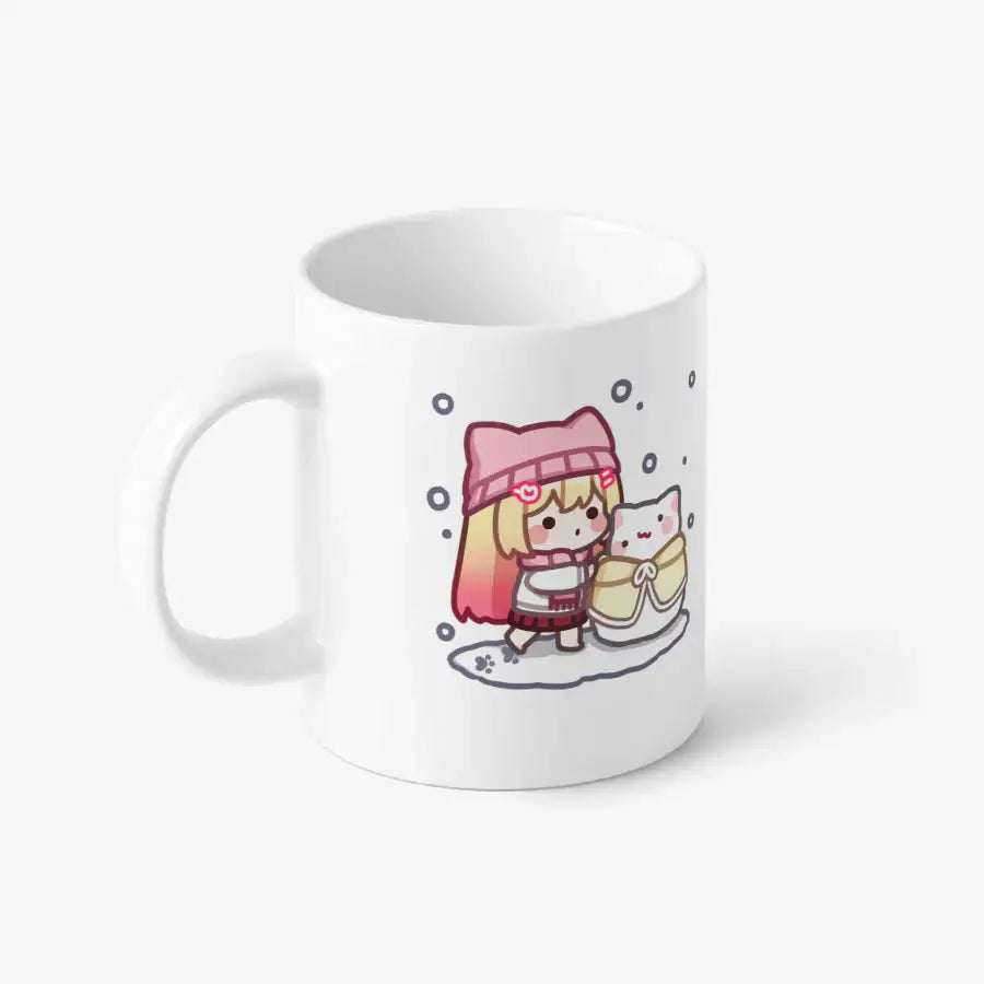 Meahri - Cream Snowman Mug - Marpple Shop - Mug - Harumio