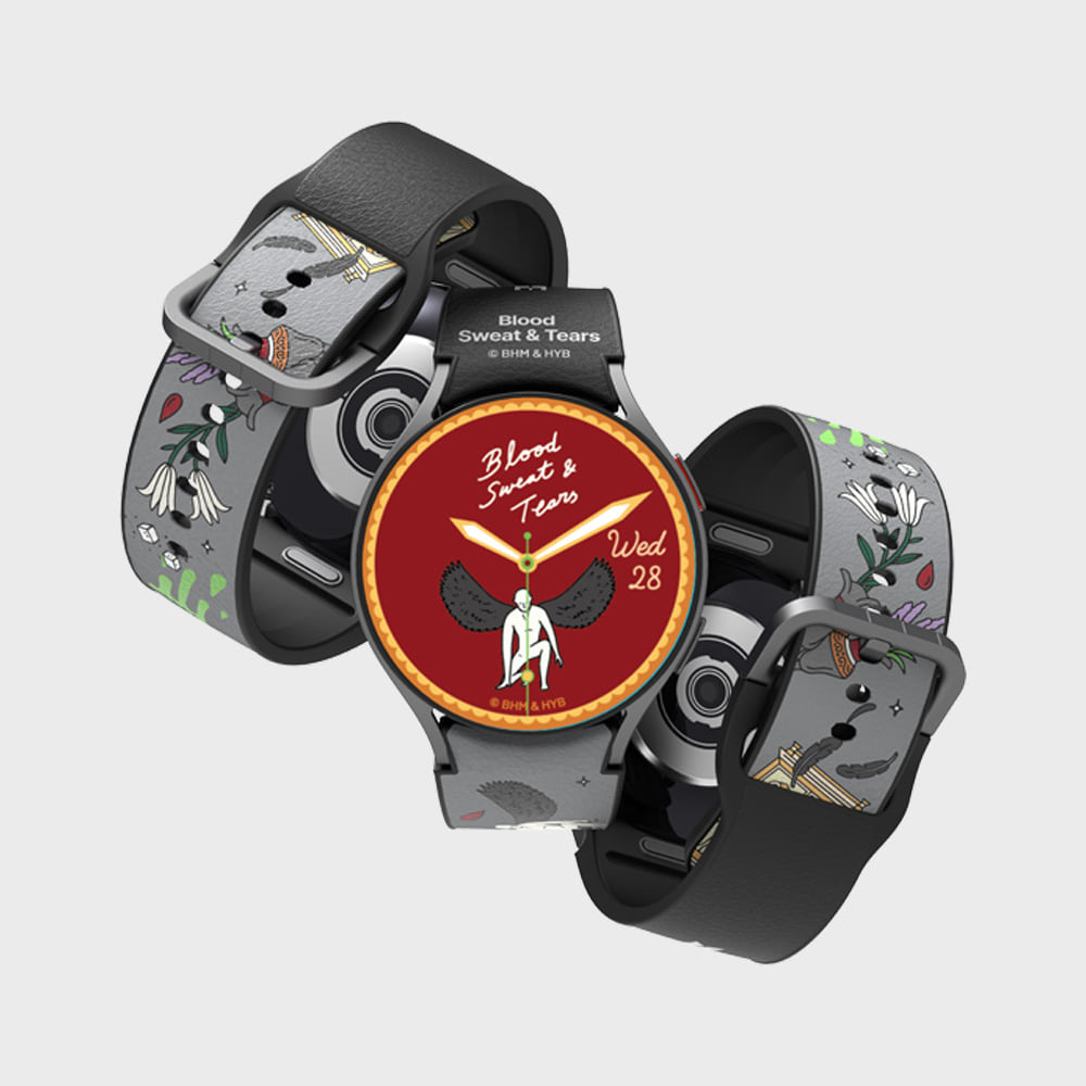 SLBS - BTS Blood Sweat & Tears Music Theme Hybrid Watch Strap (Galaxy Watch6)