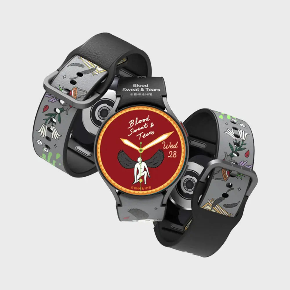 SLBS - BTS Blood Sweat & Tears Music Theme Hybrid Watch Strap (Galaxy Watch6) - SLBS - Home & Living, Accessories - Harumio