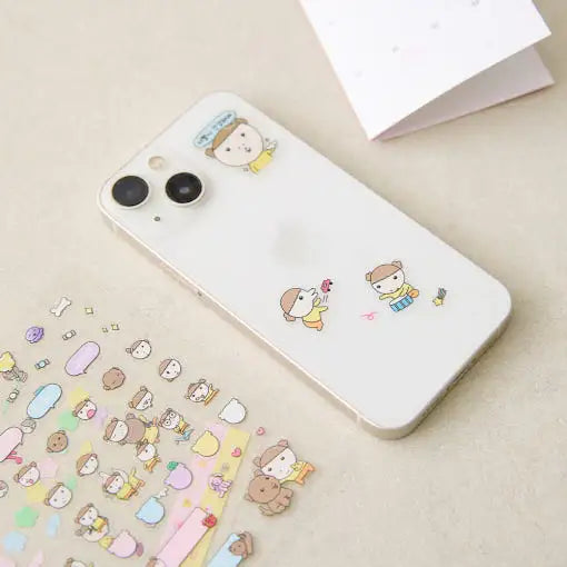 Maru Is a Puppy - 3-Tier Tiny Sticker - Webtoon Friends - Sticker - Harumio