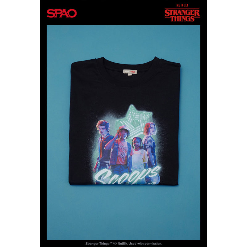 SPAO x Stranger Things - SCOOPS AHOY Short Sleeve T-Shirt