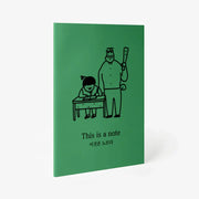 K Academy Survival Story - This is a Note A5 Notebook (Green) - Marpple Shop - Notebook - Harumio