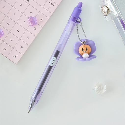 BT21 - BABY PEARL Figure Gel Pen - Line Friends - Gel Pen - Harumio
