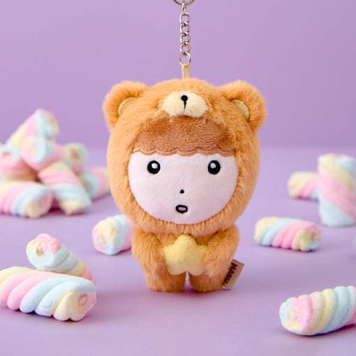 Maru Is a Puppy - Bear Maru Doll Keyring - Webtoon Friends - Keyring - Harumio