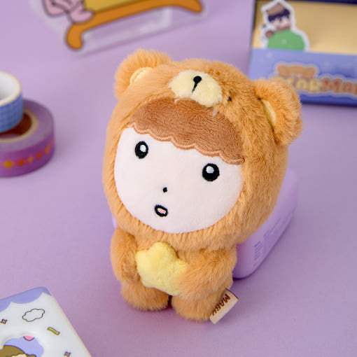 Maru Is a Puppy - Bear Maru Doll Keyring - Webtoon Friends - Keyring - Harumio