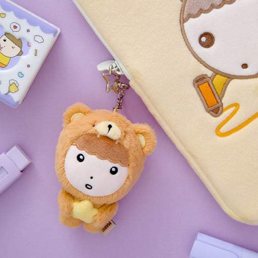 Maru Is a Puppy - Bear Maru Doll Keyring - Webtoon Friends - Keyring - Harumio
