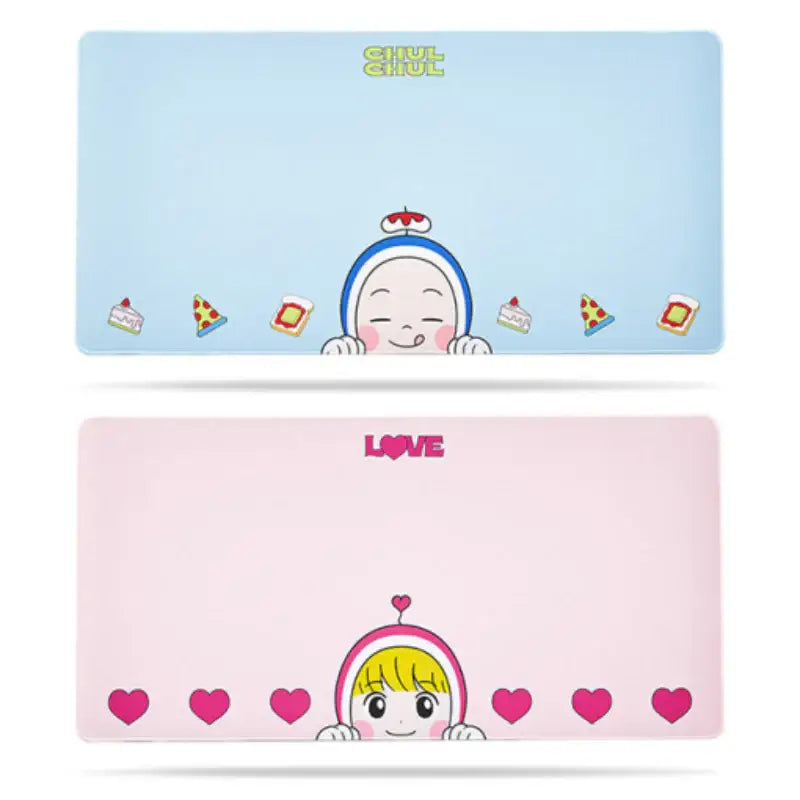 Yumi's Cells - Antibacterial Desk Mat - Webtoon Friends - Mouse Pads - Harumio