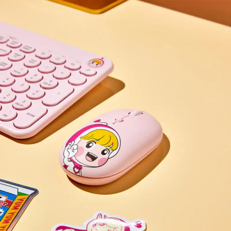 Yumi's Cells - Antibacterial Mouse - Webtoon Friends - Wireless Mouse - Harumio
