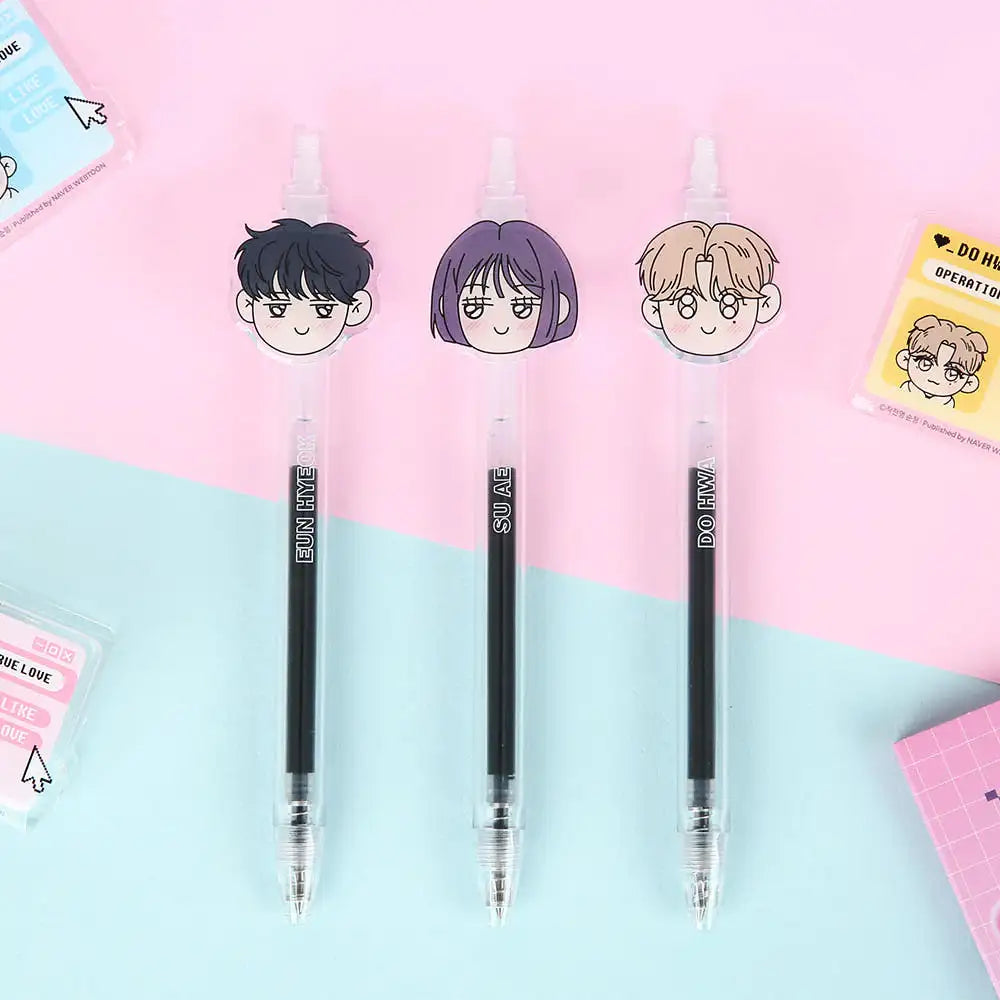 Operation: True Love - Face Gel Pen - Webtoon Friends - Gel Pen - Harumio