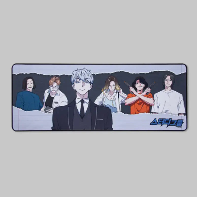 Study Group - Long Mouse Pad - Webtoon Friends - Mouse Pads - Harumio