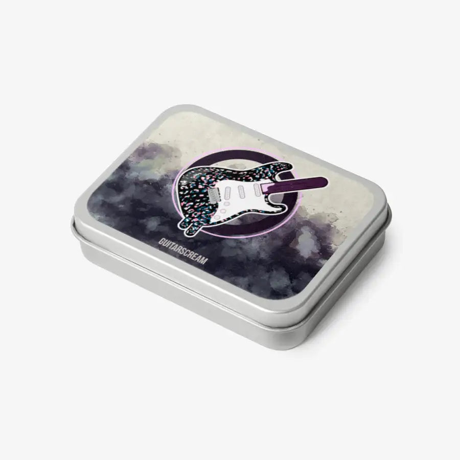 Metal Husky - GUITARSCREAM Dark Purple Leopard Tin Case - Marpple Shop - Tin Case - Harumio