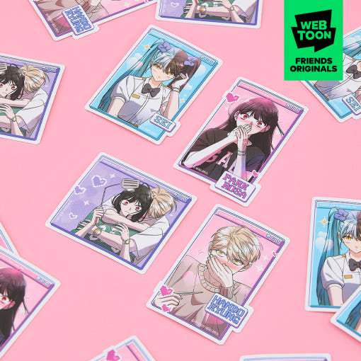 Villain With a Crush - Sticker Pack - Webtoon Friends - Sticker - Harumio