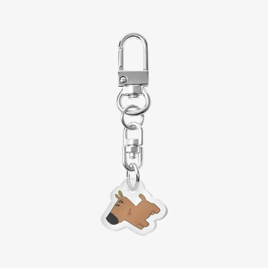Holy World - Chill Dog Acrylic Keyring - Marpple Shop - Keyring - Harumio