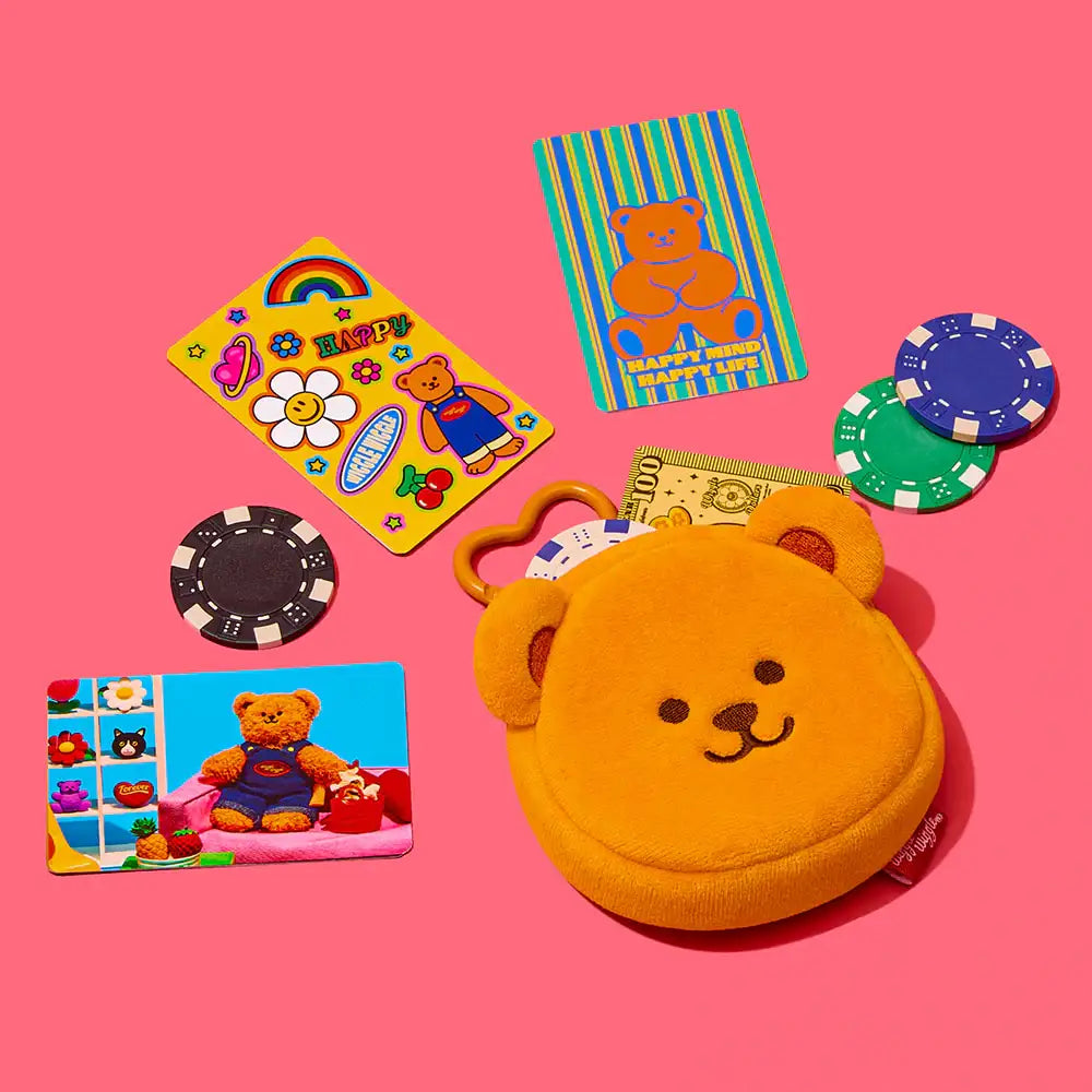 Wiggle Wiggle - Coin Pouch Keyring - Wiggle Wiggle - Coin pouch - Harumio