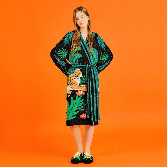 Wiggle Wiggle - Tiger Lounge Robe - Wiggle Wiggle - Robe - Harumio