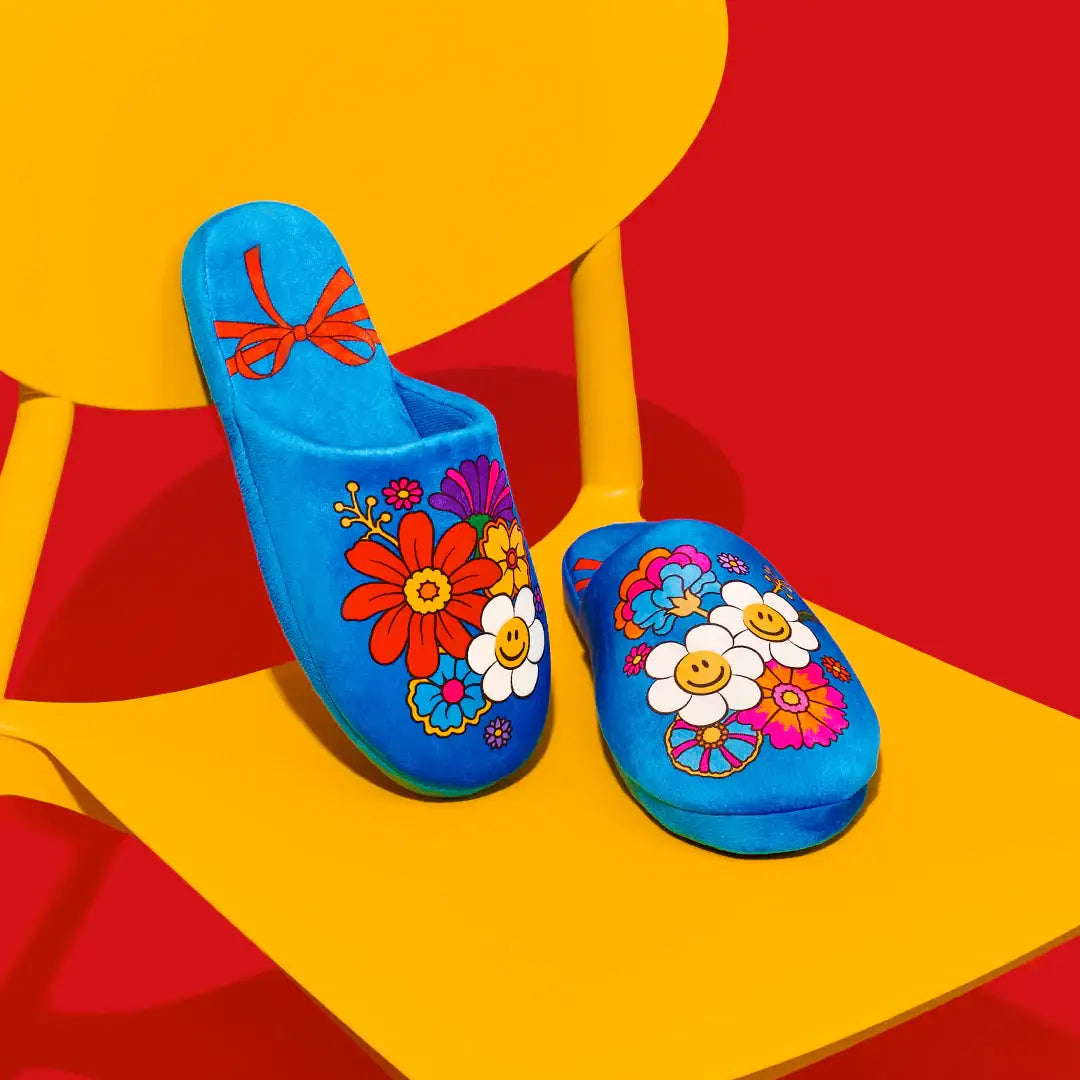 Wiggle Wiggle - Blooming Home Slippers - Wiggle Wiggle - Slippers - Harumio