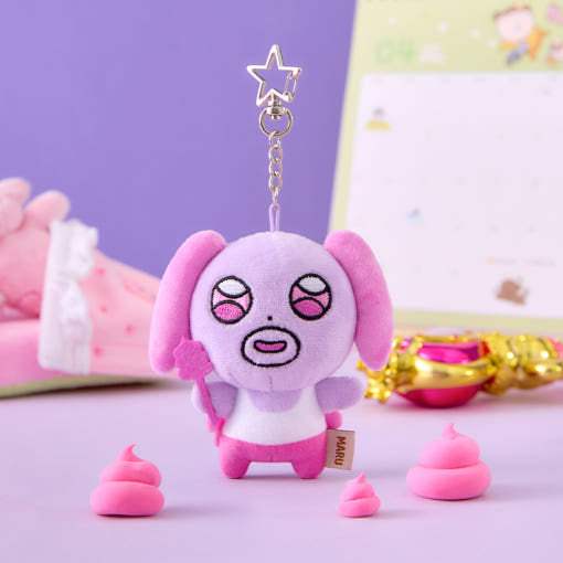 Maru Is a Puppy - Wooljjakpang Mini Doll Keyring - Webtoon Friends - Keyring - Harumio