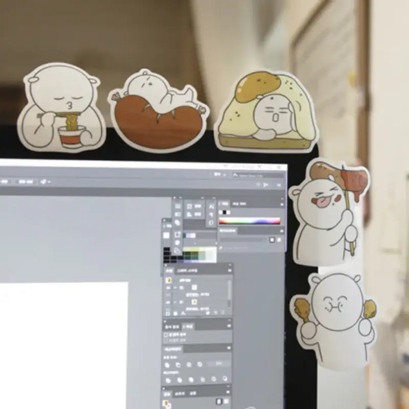 College Diary - Deco Sticker - Webtoon Friends - Stickers - Harumio