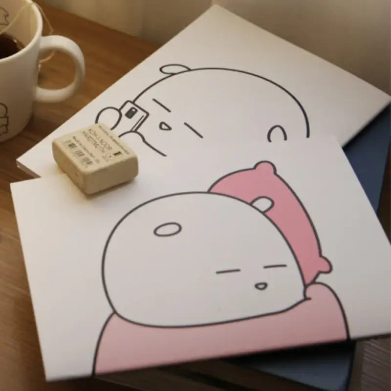 College Diary - Wireless Notebook - Webtoon Friends - Notebooks - Harumio