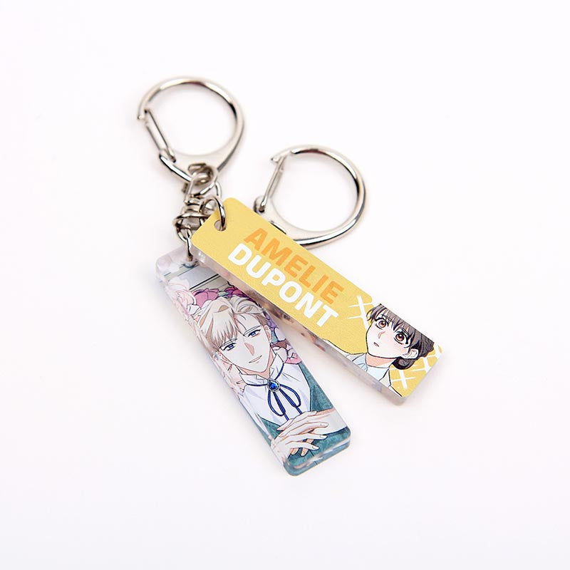 Can't Go Too Far With the Unrelenting Duke - Double-Sided Square Acrylic Keyring
