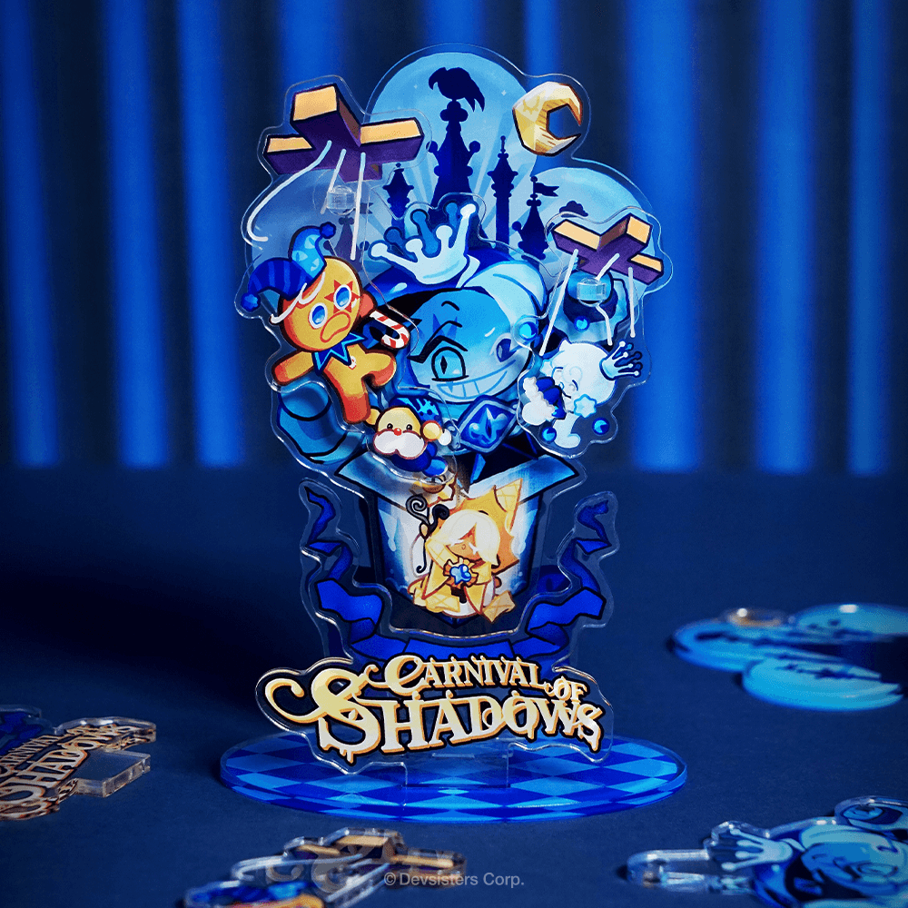 Cookie Run : Kingdom - Carnival of Shadows 4th Anniversary Acrylic Diorama Stand - Cookie Run - Acrylic Diorama Stand - Harumio