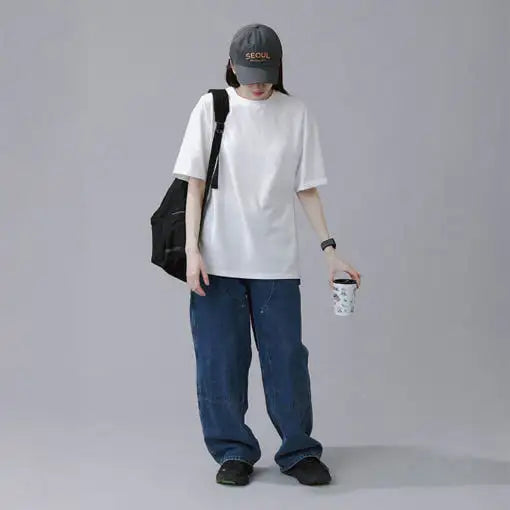 BT21 - Seoul Edition Short Sleeve T-Shirt VER.1 (White) - Line Friends - T-Shirt - Harumio