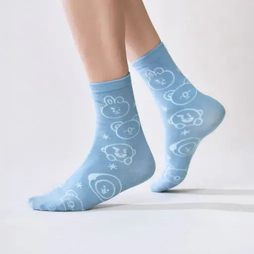 BT21 - Basic Jacquard Socks Candy Gift Set (2PCS) - BT21 - Socks - Harumio