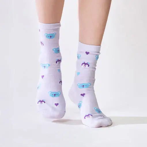BT21 - Basic Jacquard Socks Love Gift Set (2PCS) - BT21 - Socks - Harumio