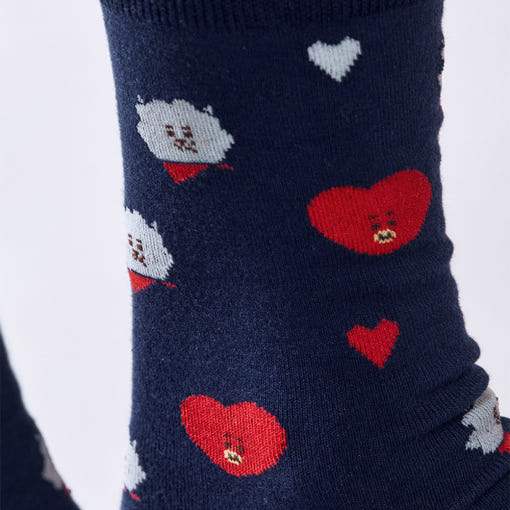 BT21 - Basic Jacquard Socks Love Gift Set (2PCS) - BT21 - Socks - Harumio
