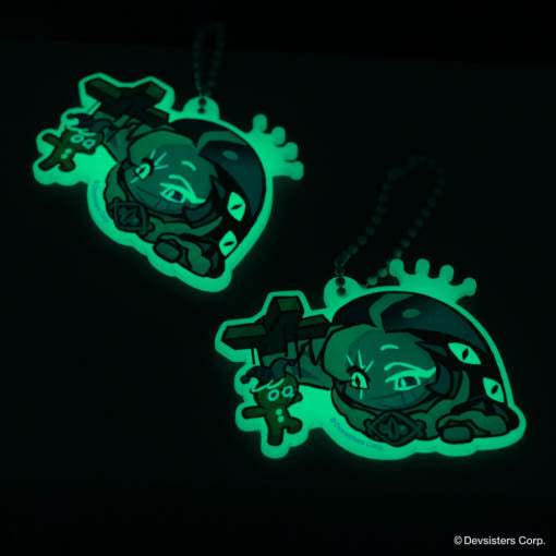 Cookie Run : Kingdom - Carnival of Shadows 4th Anniversary Shadow Milk Cookie Keychain - Cookie Run - Acrylic Keychain - Harumio