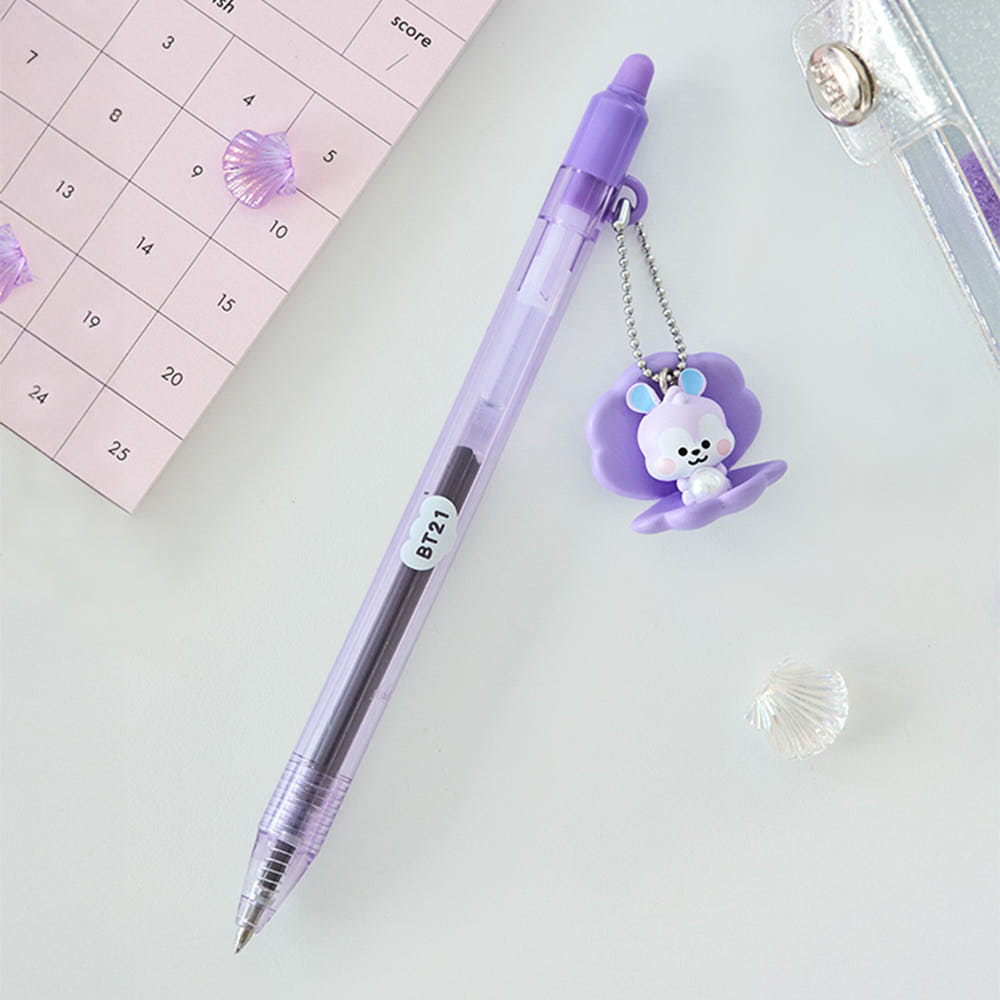 BT21 - BABY PEARL Figure Gel Pen - Line Friends - Gel Pen - Harumio