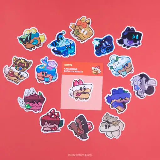 Cookie Run: Kingdom - Cake Hound Deco Sticker Set - Cookie Run - Sticker - Harumio