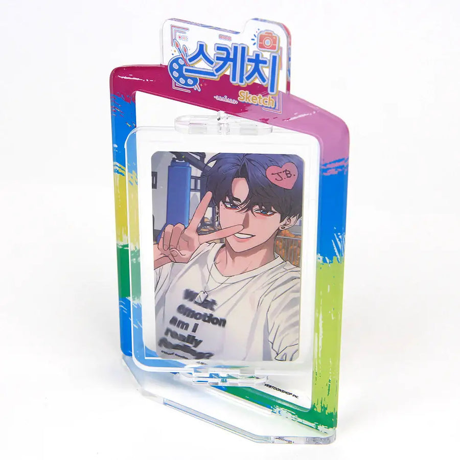 Sketch - Rotating Photo Holder Acrylic Stand - Sketch - Acrylic Stand - Harumio