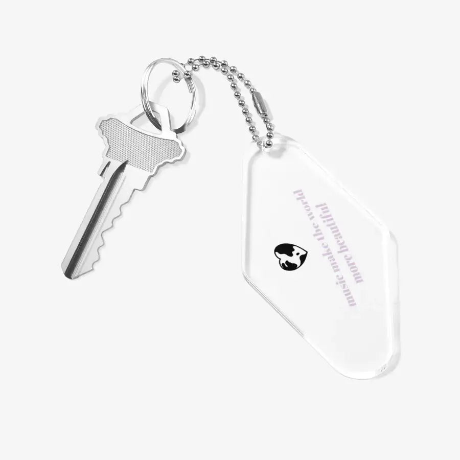 ILoveTheWorld - Hotel Acrylic Keychain - Marpple Shop - Keychain - Harumio