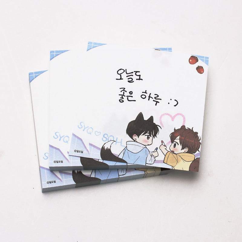 Part-Time Partner - Memo Pad - Webtoon Shop - Memo Pad - Harumio