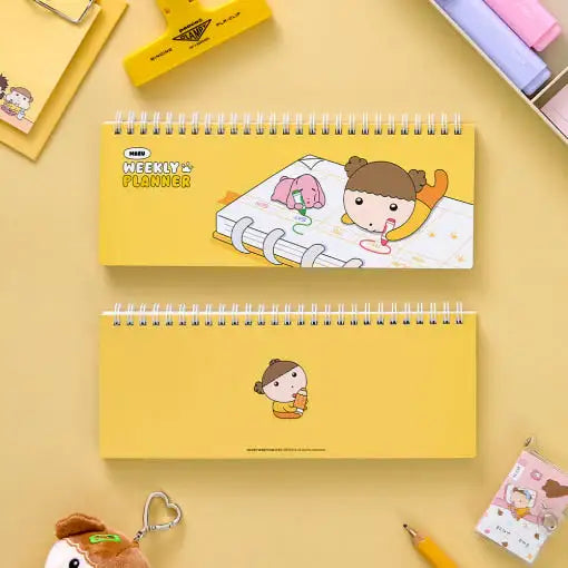 Maru Is a Puppy - Weekly Planner Chokkomi Maru - Webtoon Friends - weekly planner - Harumio