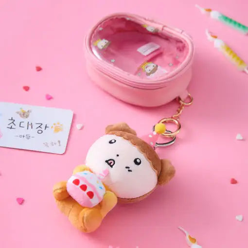 Maru Is a Puppy - Birthday Maru Mini Doll Keyring - Webtoon Friends - Keyring - Harumio