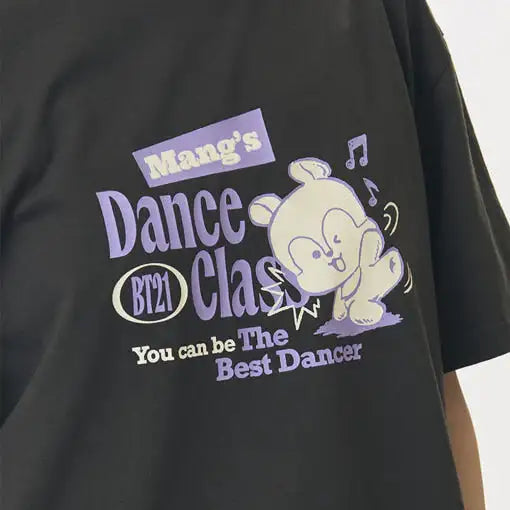 BT21 - MANG's Dance Class Short Sleeve T-Shirt - BT21 - T-Shirt - Harumio