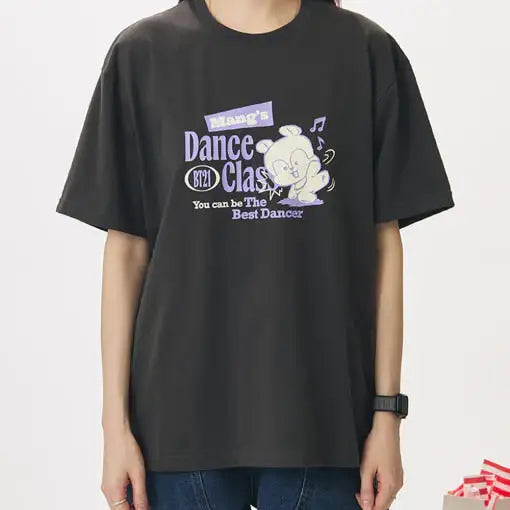 BT21 - MANG's Dance Class Short Sleeve T-Shirt - BT21 - T-Shirt - Harumio