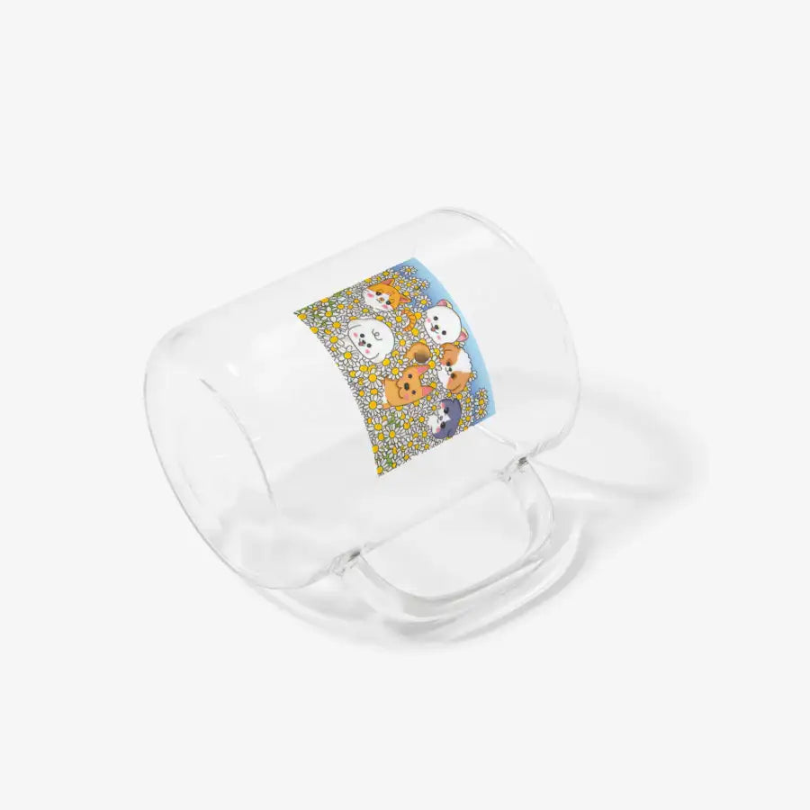 Shami Atelier - Mongnyang Friends Heat-Resistant Glass Mug - Marpple Shop - Mug - Harumio