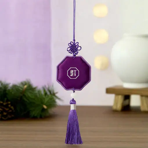 BT21 - Premium K-Edition Embroidered Tassel Keyring - Line Friends - Keyring - Harumio