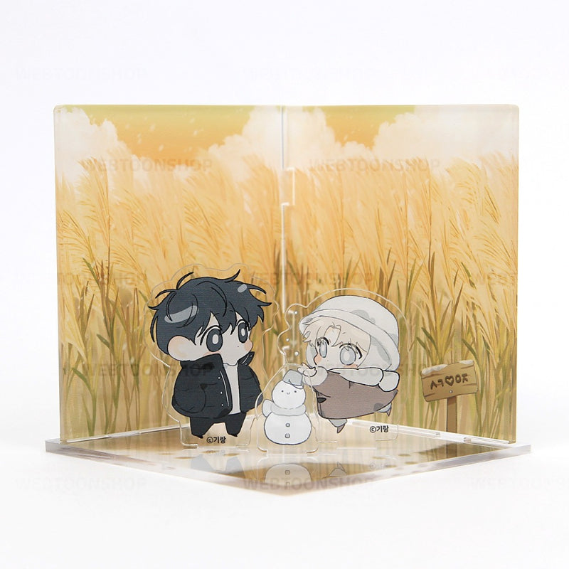 A World Without You - Diorama Acrylic Set - Webtoon Shop - Acrylic Stand - Harumio